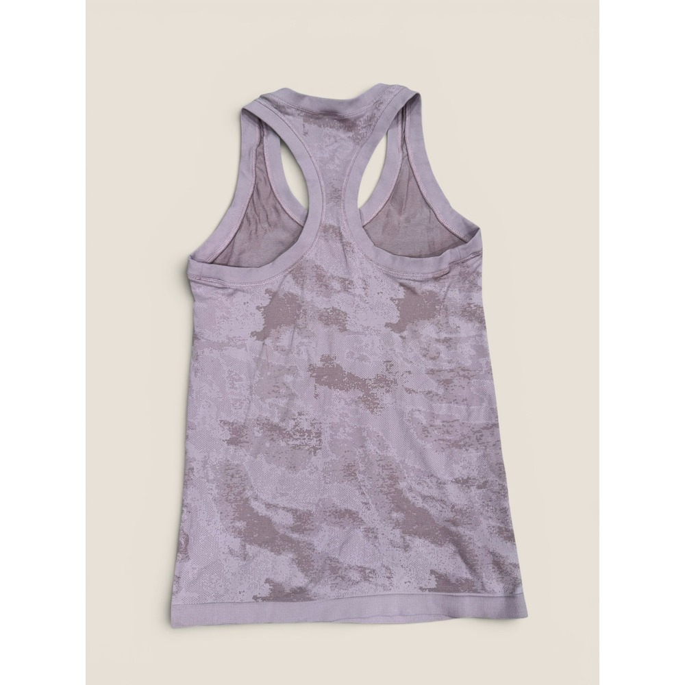 Athleta Momentum Camo Tank Top Purple Lavender Racerback Seamless XS - Picture 4 of 6